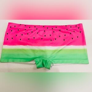 Justice Girls Boyshorts Underwear Watermelon 12-14